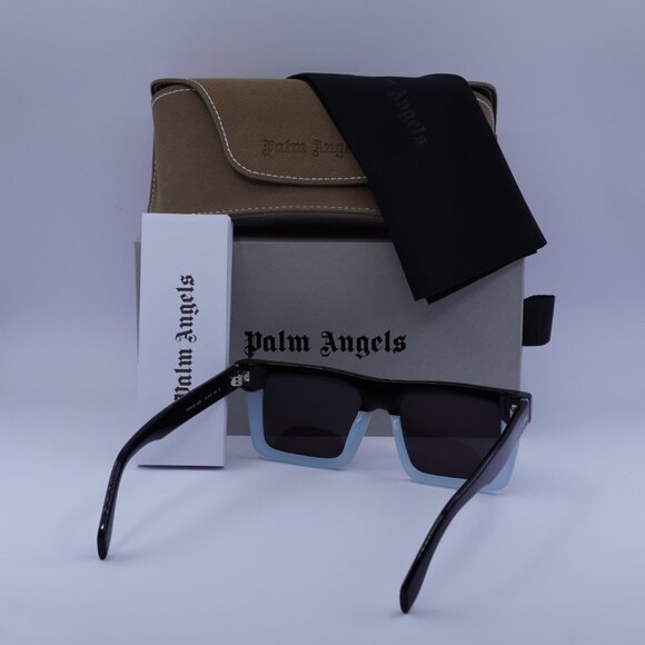 Palm Angels PERI109 NAPA 4007 Square Sunglasses - Black/Blue/Grey - Picture 9 of 9